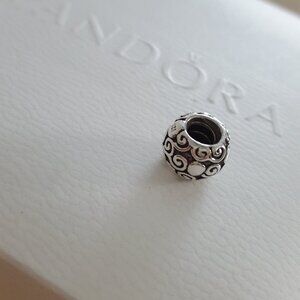 Pandora "Swirl Dot" Charm "Retired"
